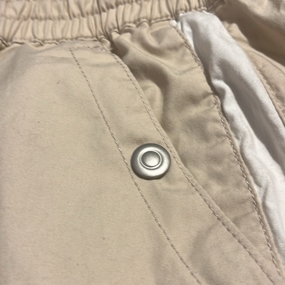Anthropologie Maeve Tenley Twill Side Stripe Khaki Track Pant Joggers Sz S - Picture 8 of 10